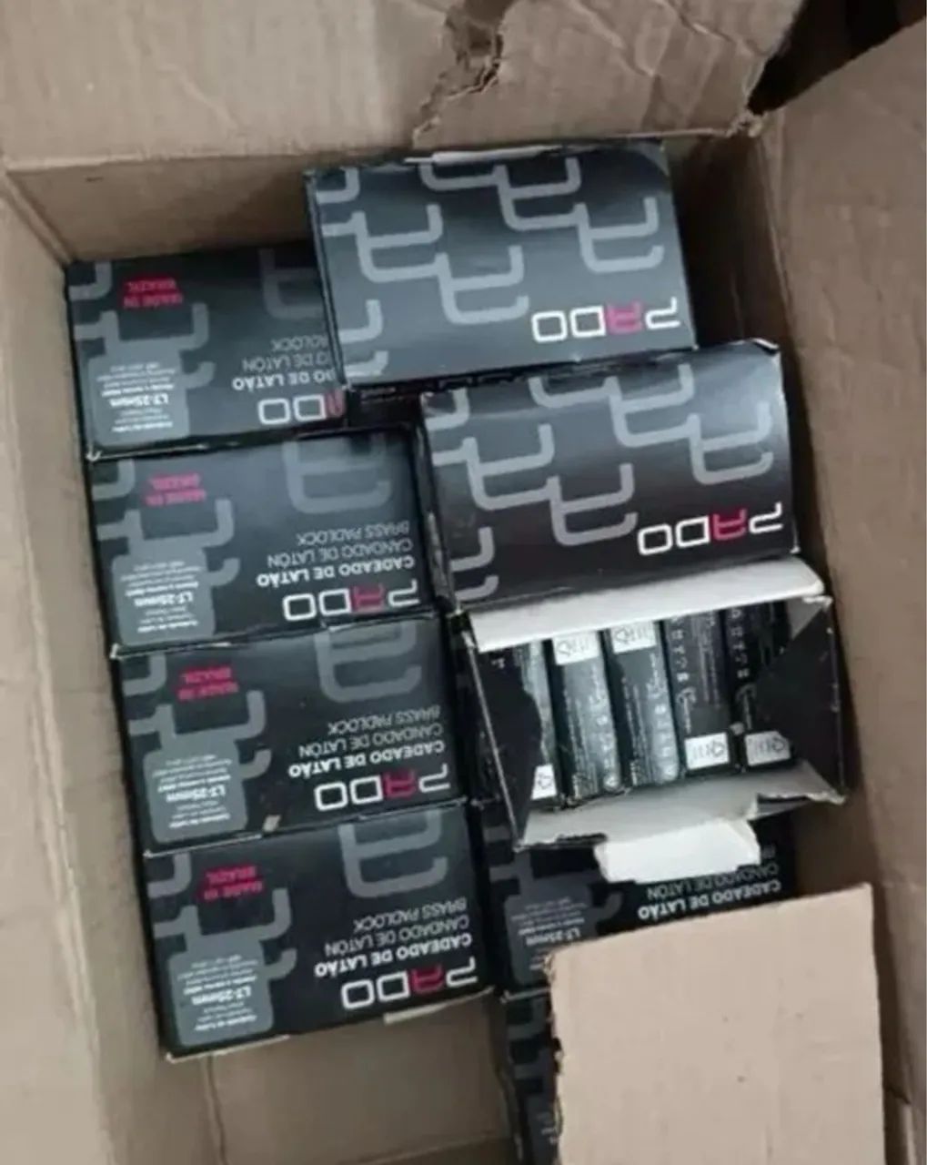 Cadeados de Latão Pado - Pacote com 12