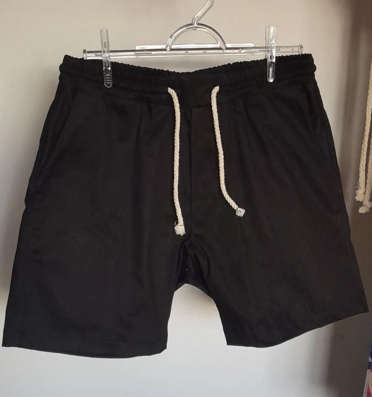 Bermudas de tecido brim (sarja) Tamanho P,M,G