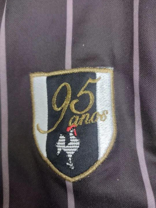 Camisa do Galo 95 anos Preta e Dourada - Foto 3