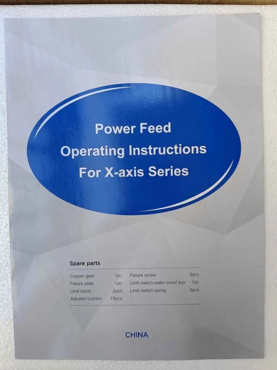 suporte avanço automático fresadora