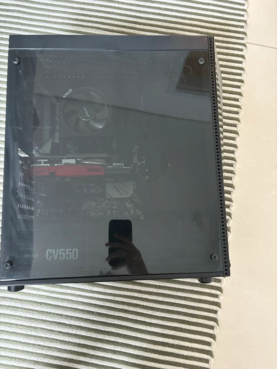 Pc gamer amd rysen 7 AMD RYZEN 7 5700X, placa de video gtx 1650 super - Foto 4