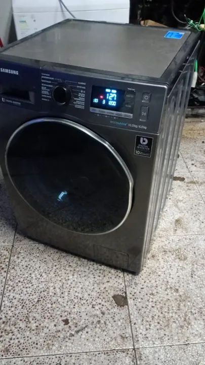 MÁQUINA LAVA E SECA SAMSUNG 11 KILOS INOX DOU GARANTIA DE 6 MESES!!! - Foto 2