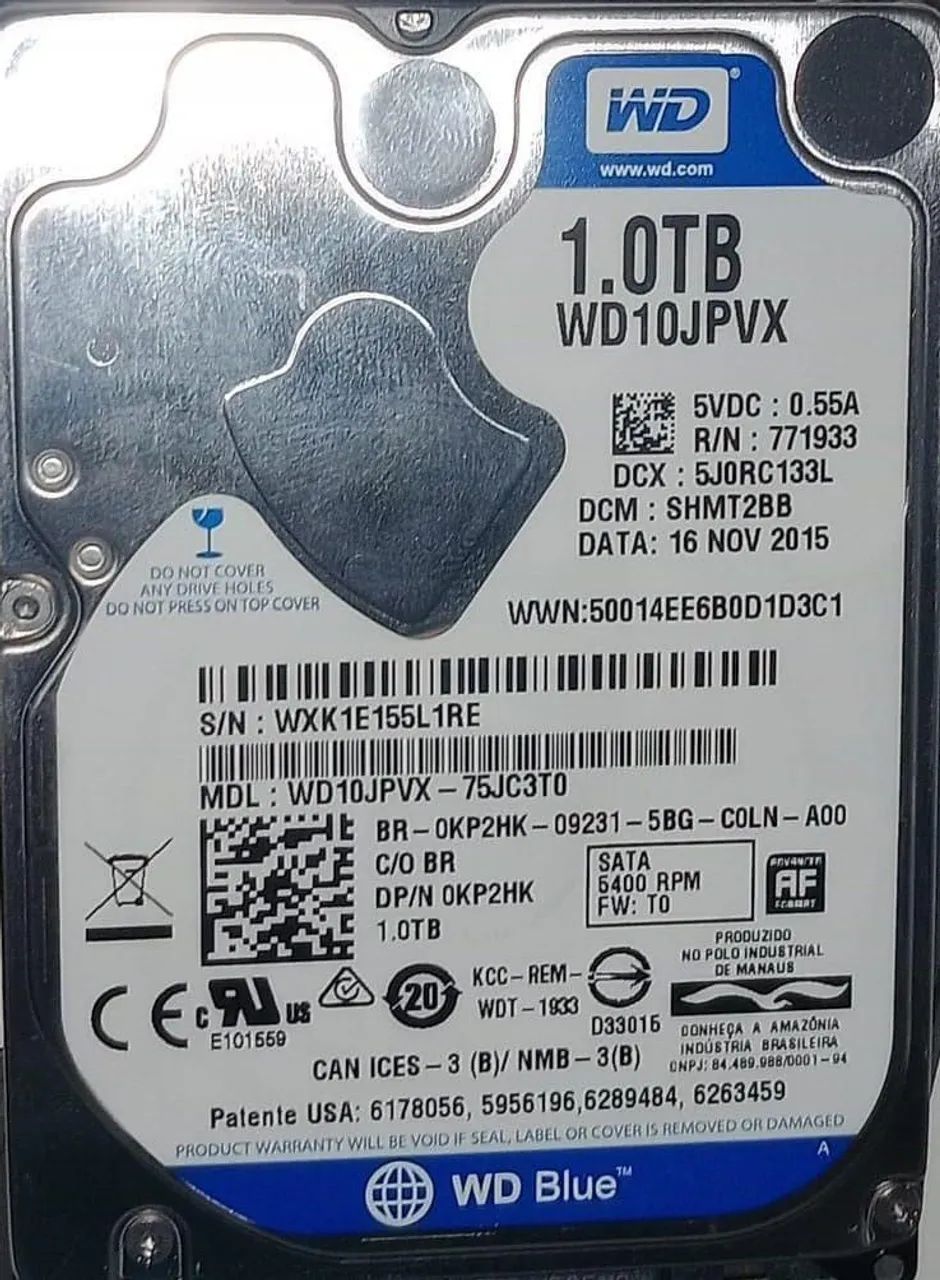 Vendo Dois HDs de 1TB e de 750GB. Semi Novos.  - Foto 2