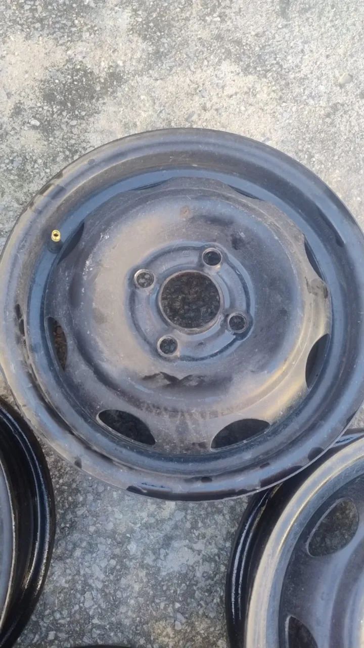 Rodas aro 13 em otimo estado - Foto 5