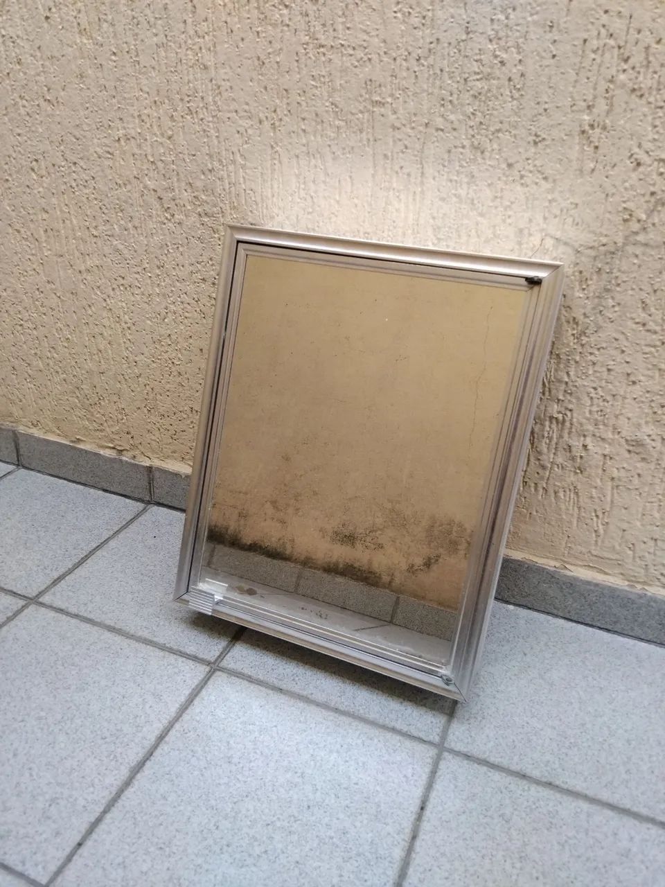 Espelho de Banheiro simples com organizador