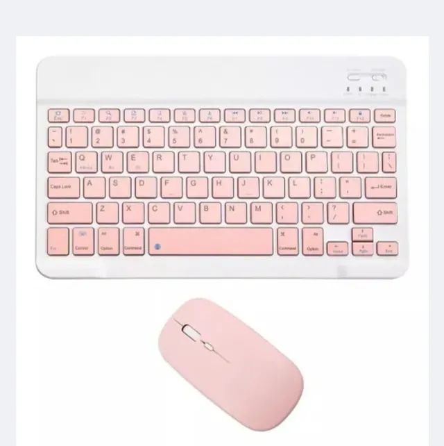 Teclado sem fio, Bluetooth. Ideal para tablet e celular. - Foto 2