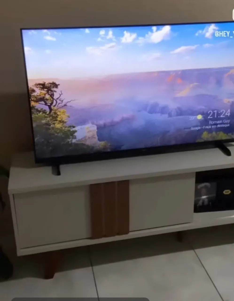 Tv 55" nova na caixa com nota fiscal