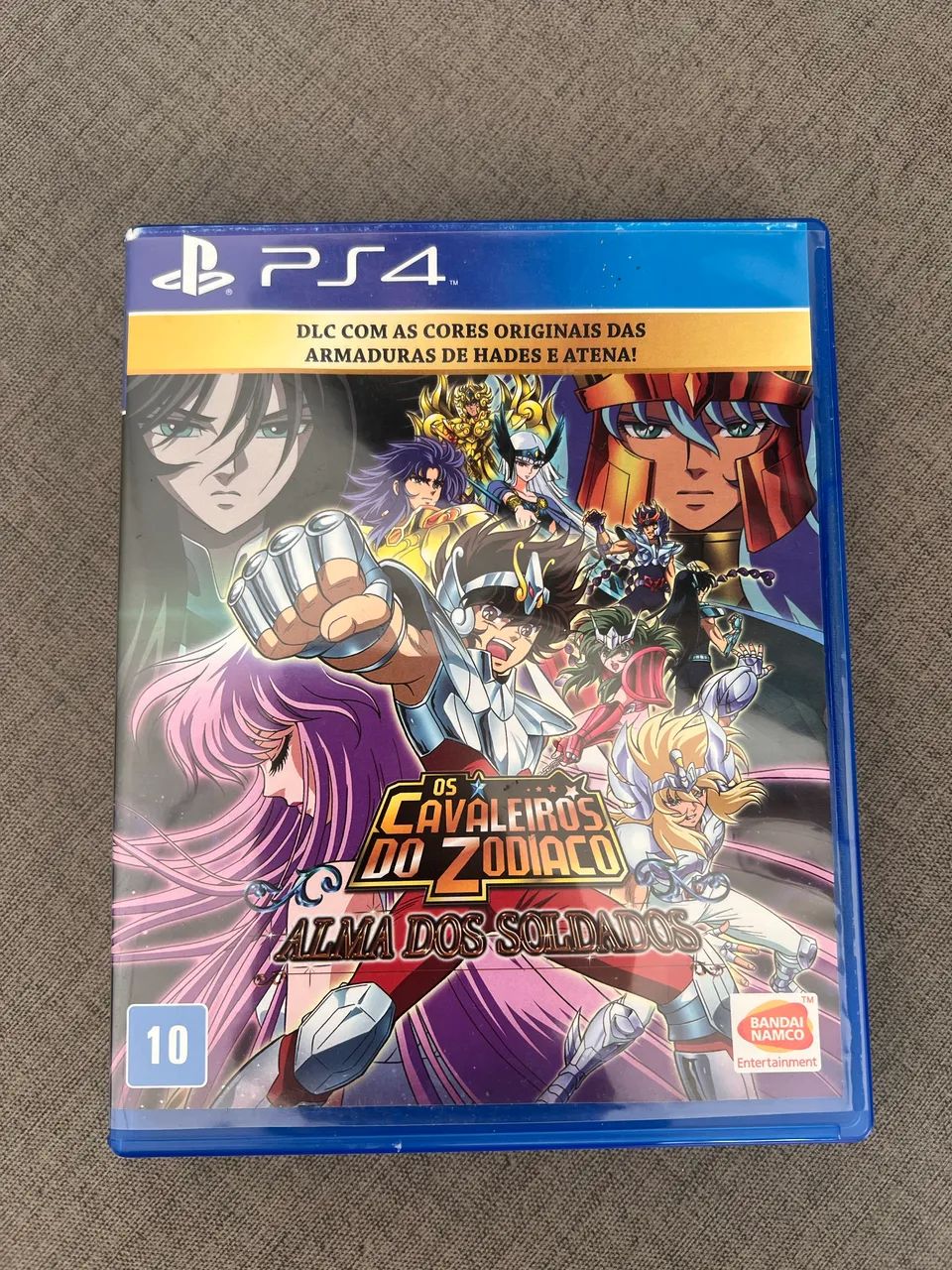 JOGO RARO PS4 - OS CAVALEIROS DO ZODÍACO: ALMA DOS SOLDADOS