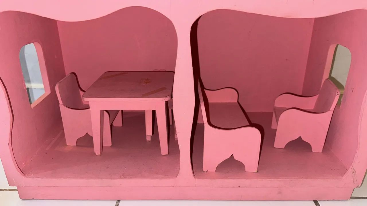 Casinha de boneca de madeira - Foto 5