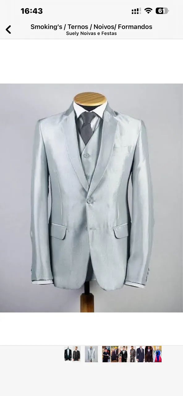 Aluguel de Trajes Masculinos - Ternos, Smoking e outros. - Foto 5