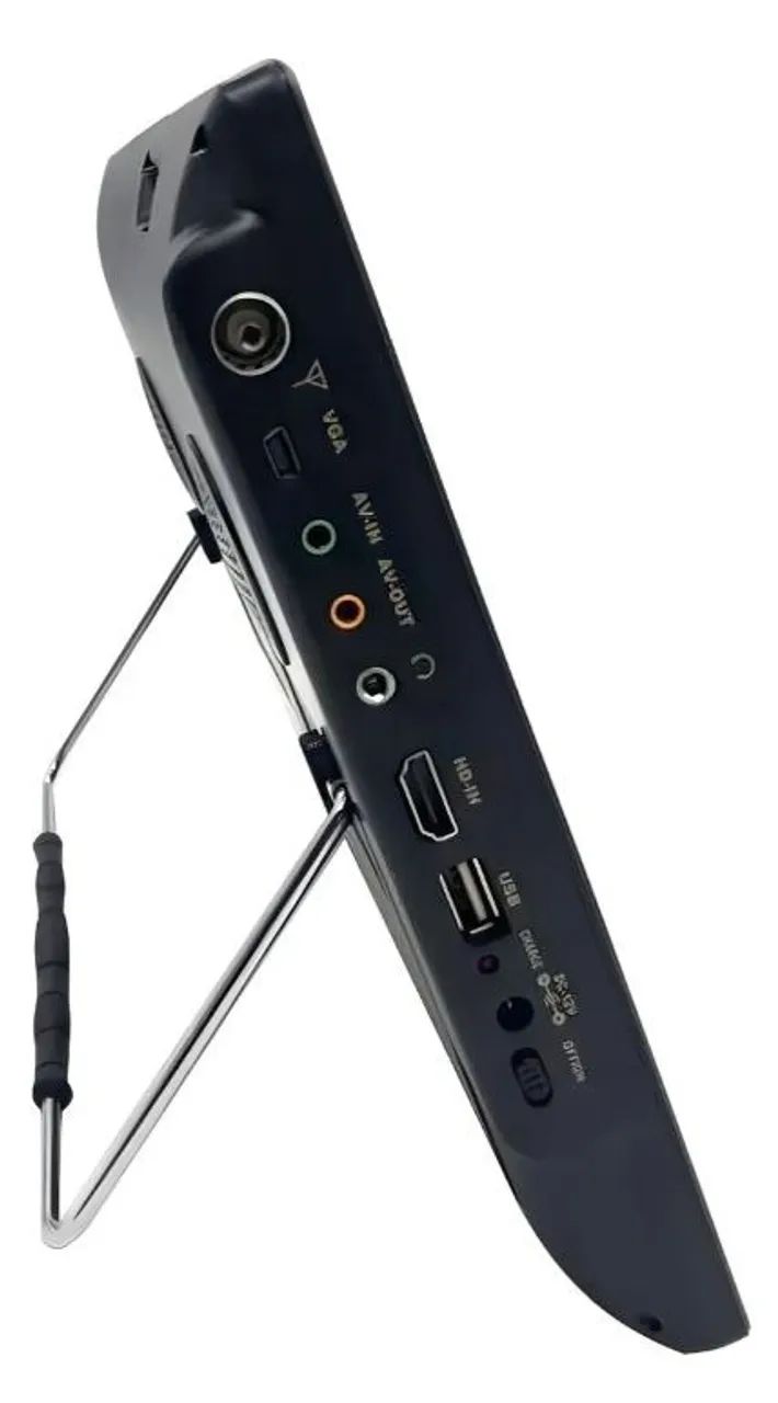 Tv e Monitor portátil 14 Tomate Mtm-1410 funciona 12v - Foto 4