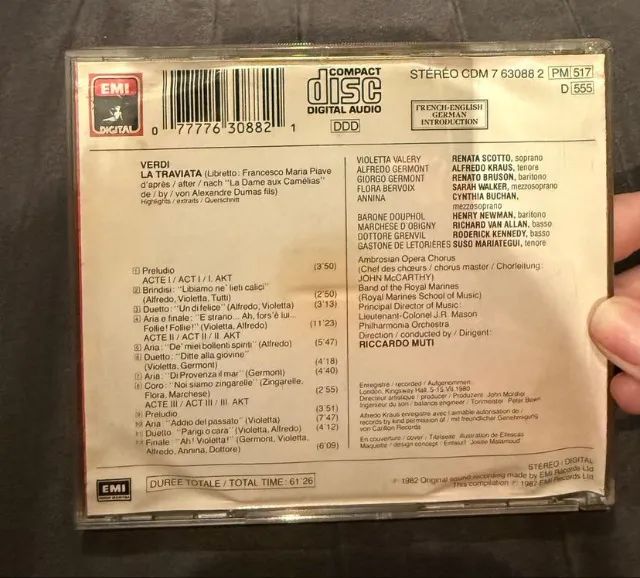 CD La Traviata, Verdi - Foto 2
