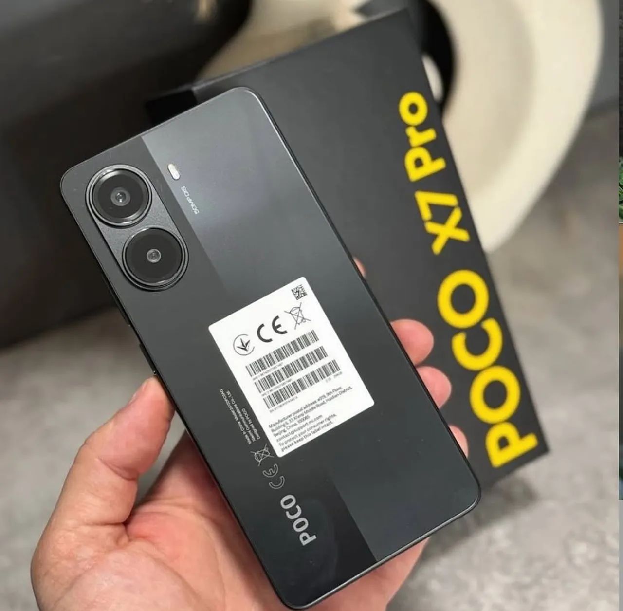 Poco X7 Pro 5G 12/256GB Black - Pronta Entrega (Novo, Lacrado e