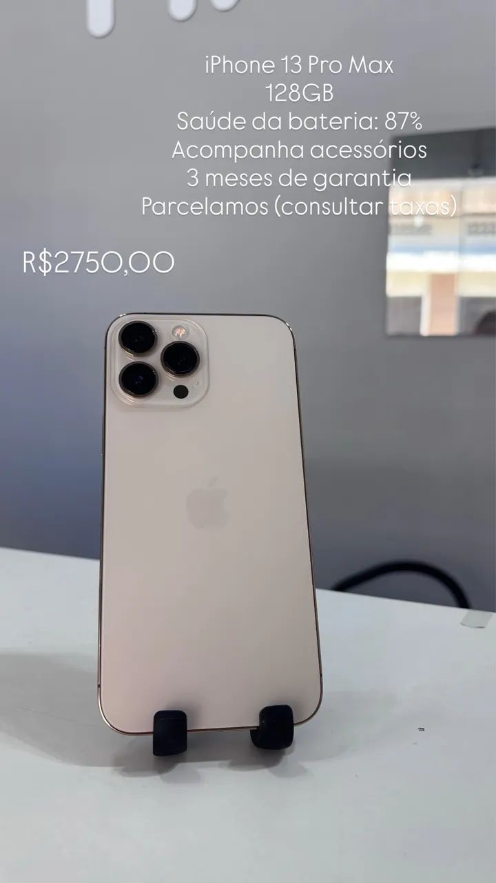 iPhone 13 Pro Max 128GB COM GARANTIA - Celulares e Smartphones