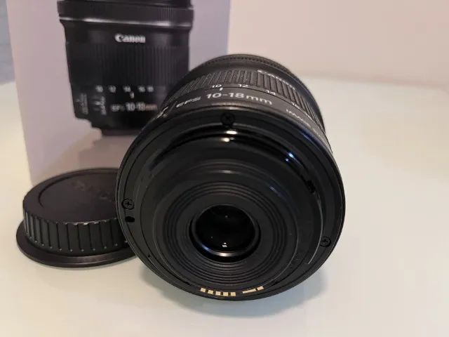 Canon EF-S 10-18mm IS STM + caixa original ? excelente estado
