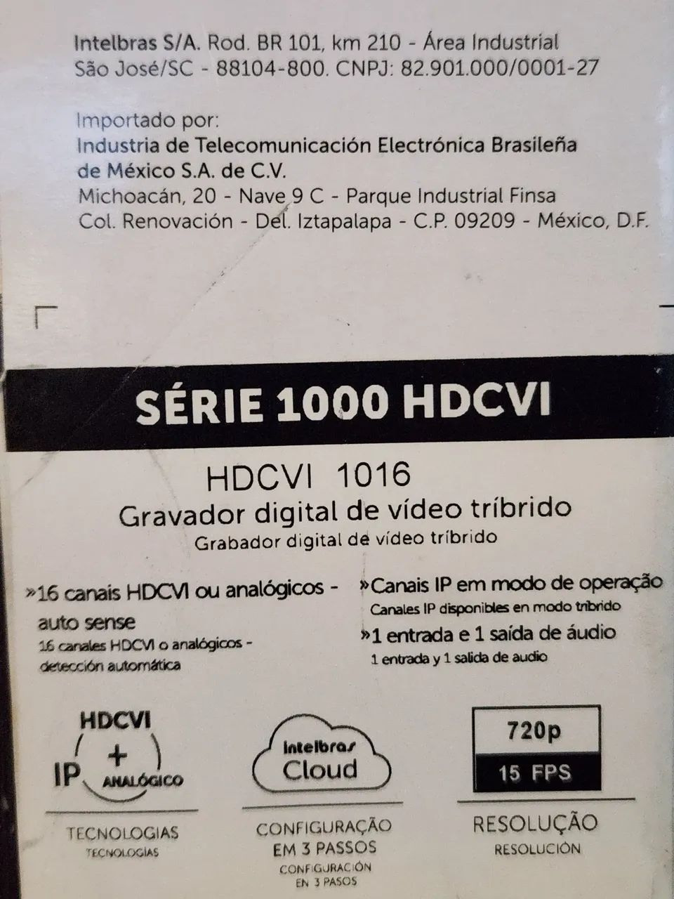 DVR Intelbras Hdcvi 1060 Serie 1000 - Foto 2