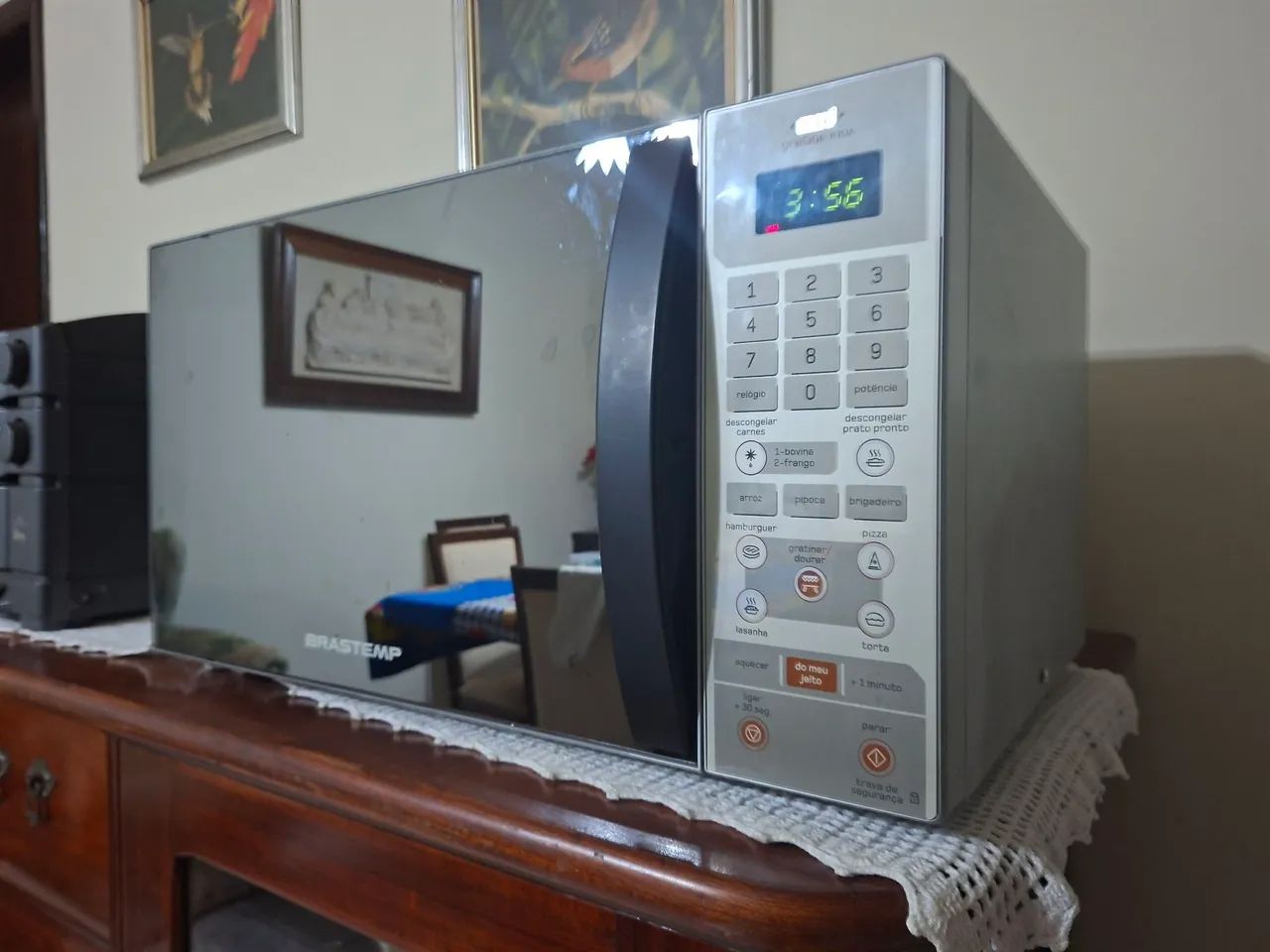 Microondas Brastemp inox