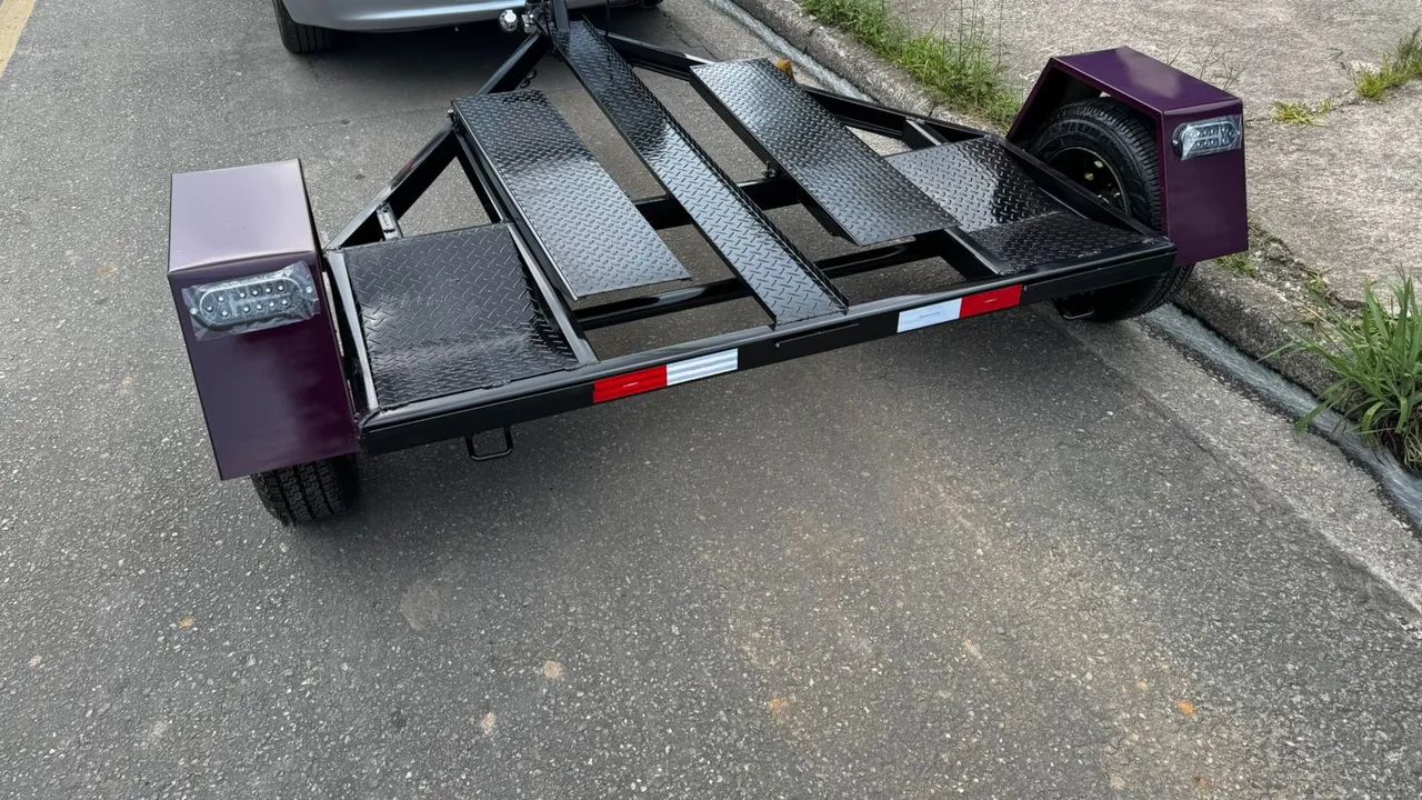 Reboque asa delta guincho para carro e moto