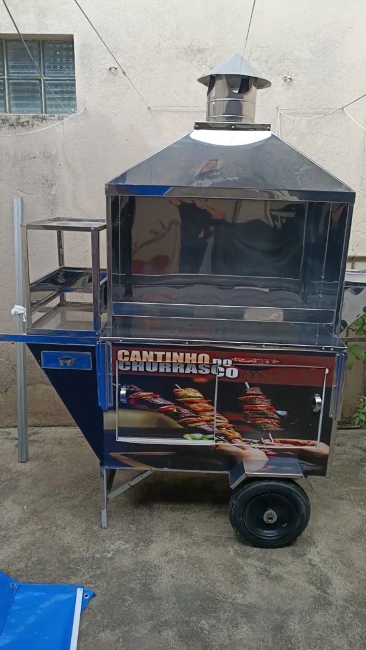 Carrinho de churrasco novo