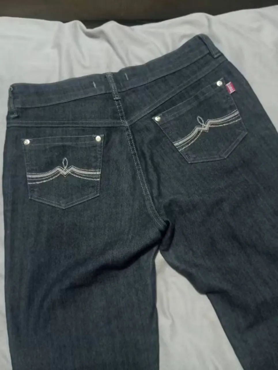 Calça jeans preta  - Foto 3