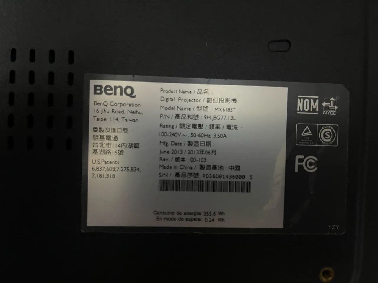  Projetor BenQ MX618ST - Foto 4
