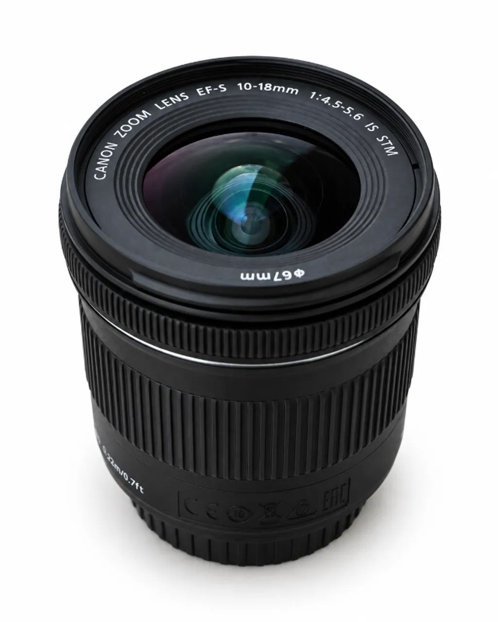 Lente Canon EF-S 10-18mm f/4.5-5.6 IS STM Grande Angular