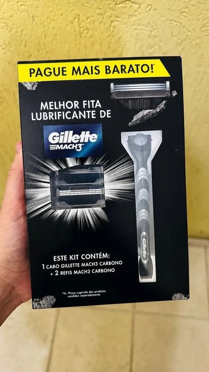 GILLETTE MACH3 CARBONO ? KIT COMPLETO
