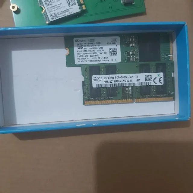 Kit upgrade notebook ssd NVme + memória ddr4