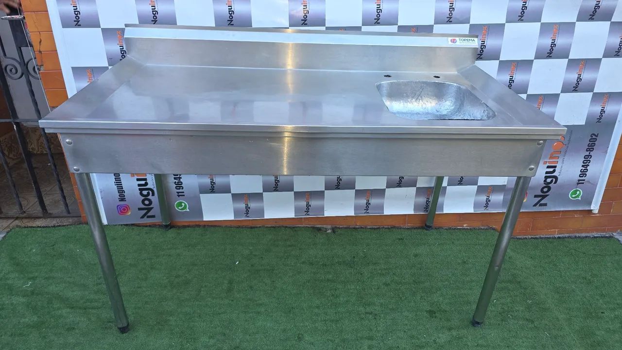 Pia industrial inox 304 Topema  - Foto 4