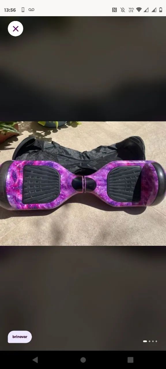 Hoverboard elétrico com Bluetooth+ carregador