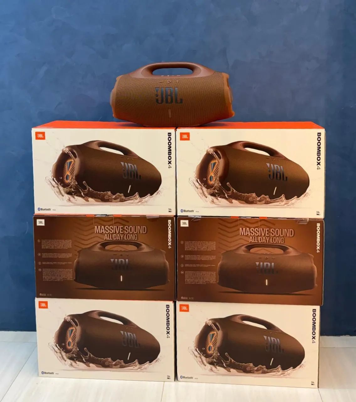 JBL BOOMBOX 4 LACRADA COR NOVA MARROM 