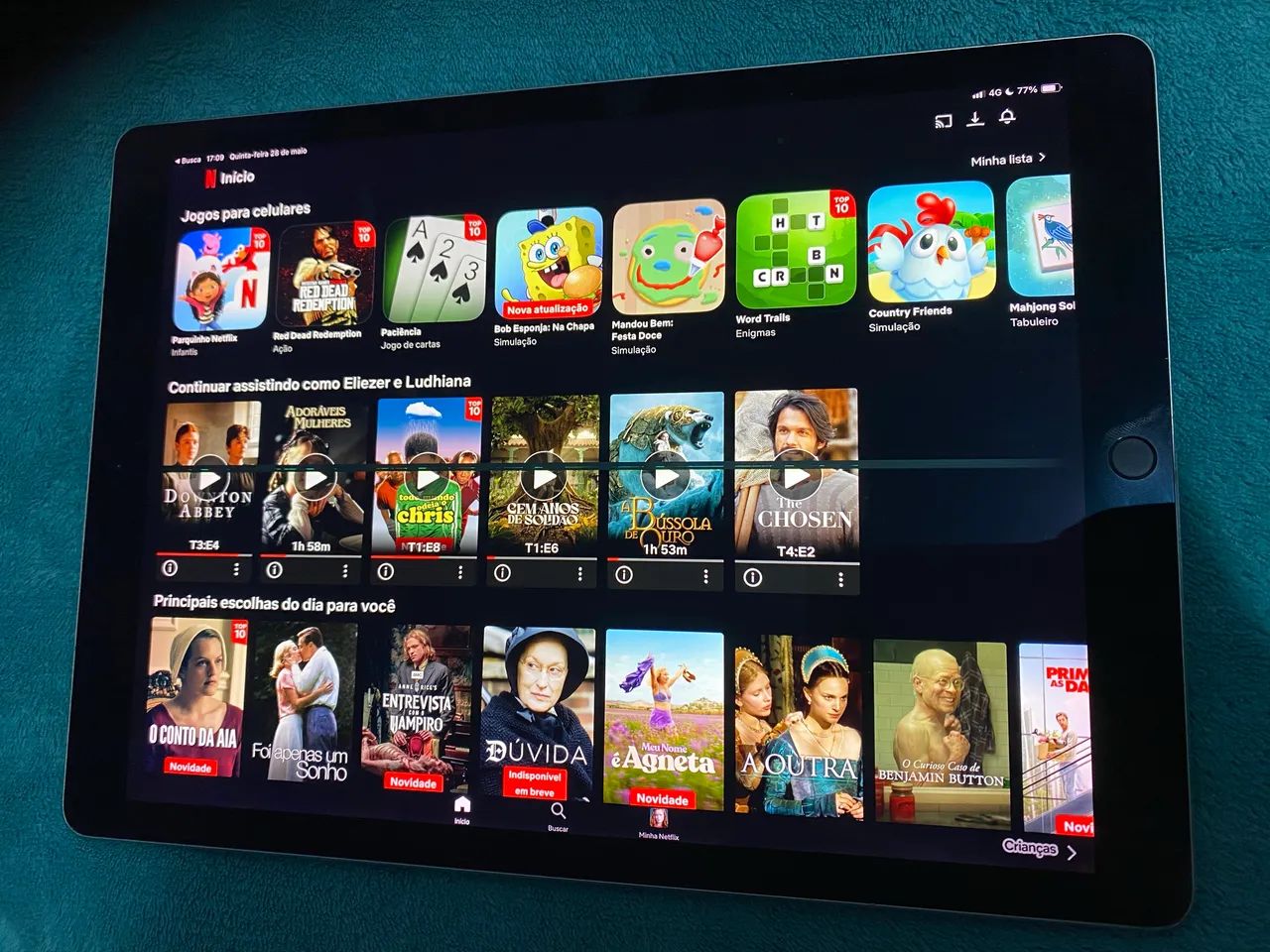 iPad Pro 12.9? 512GB 2ª Geração + Chip | Funcionando