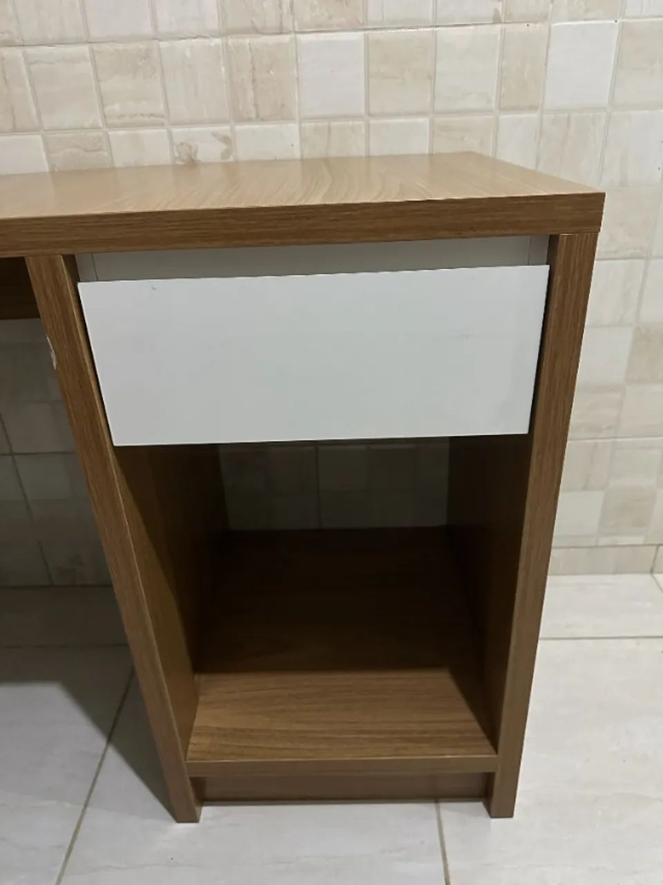 Mesa de Escritório L Sob Medida - Ótimo Estado - Foto 3