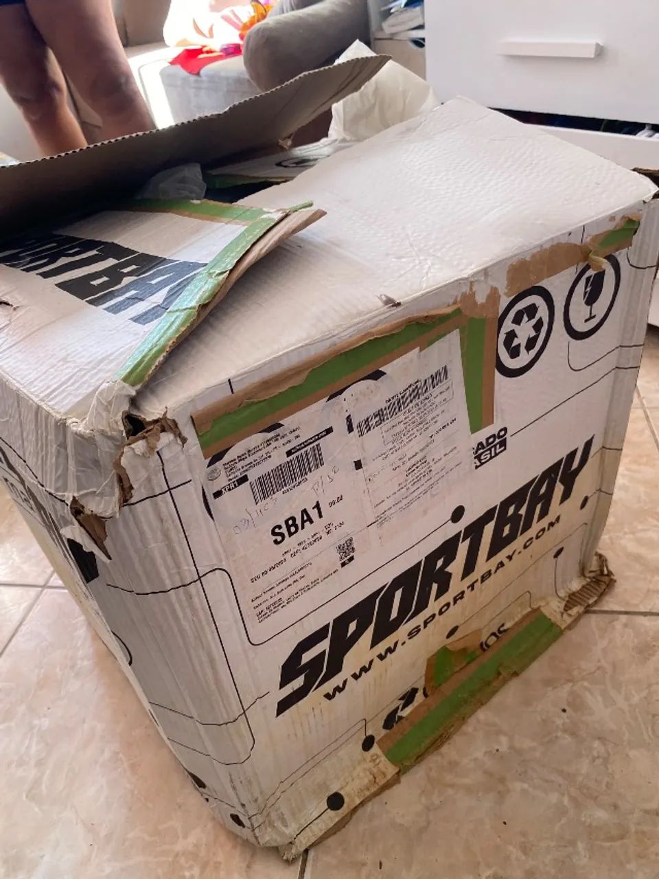 Baú de moto sportbay 