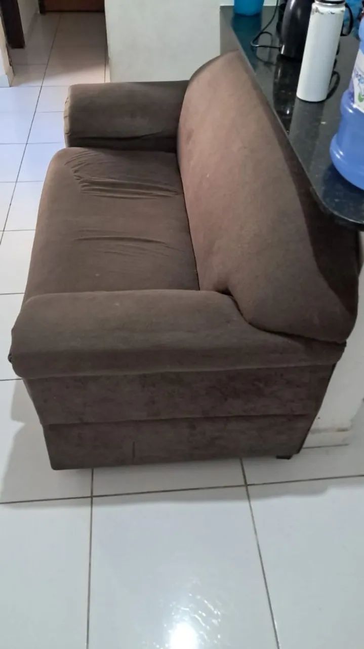 SOFÁ 2 LUGARES, SEM MARCAS DE USO, valor negociável  - Foto 2