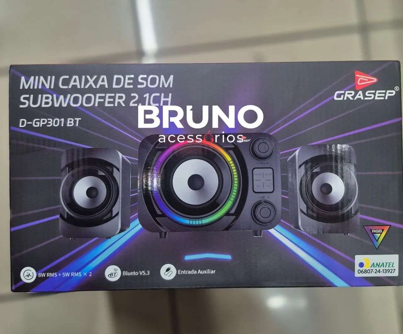 Caixa de som subwoofer Bluetooth  - Foto 2