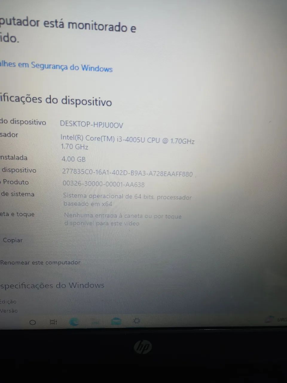 Notebook core i3