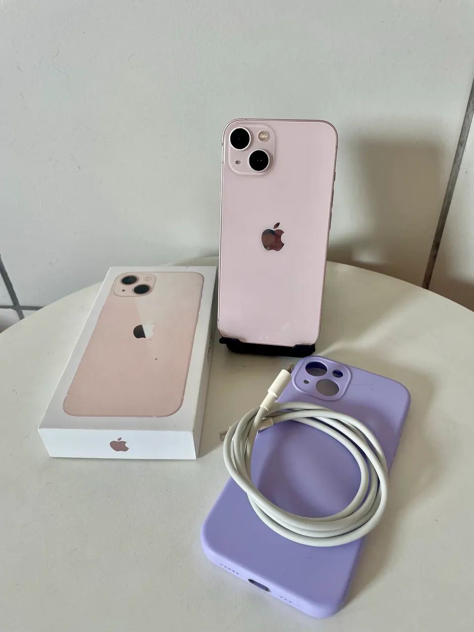 iPhone 13 128GB rosa todo original 