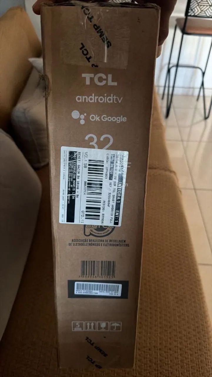 OPORTUNIDADE!!!  Tv de 32 polegadas TCL (NOVA NA CAIXA) comprada no dia 30/10/26 - Foto 3