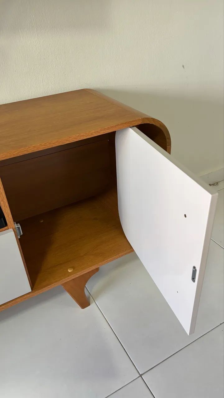 Rack 160cm para sala moderno e estiloso  - Foto 4