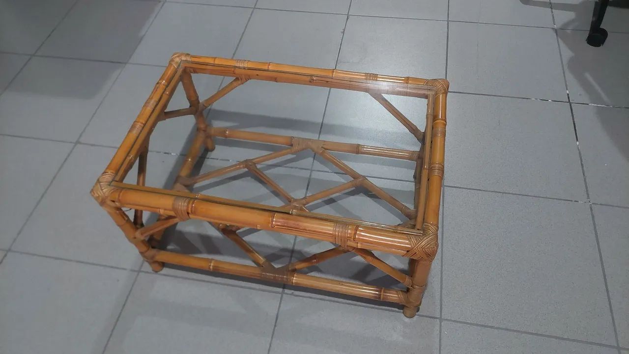Mesinha de Centro Bambu Mesa - Foto 3