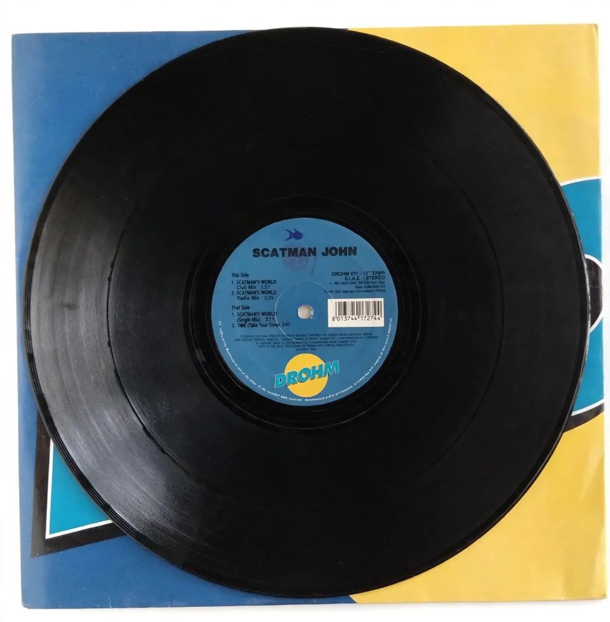 Disco de Vinil Scatman John - Scatman's World 12 Polegadas Single Importado Itália 1995 - Foto 3