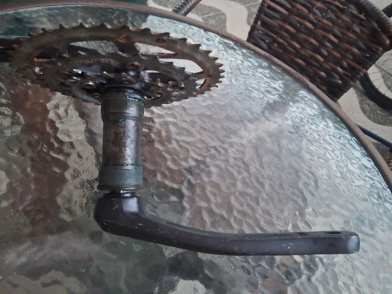 Pedevela 3 coroas bem novinho mtb - Foto 2