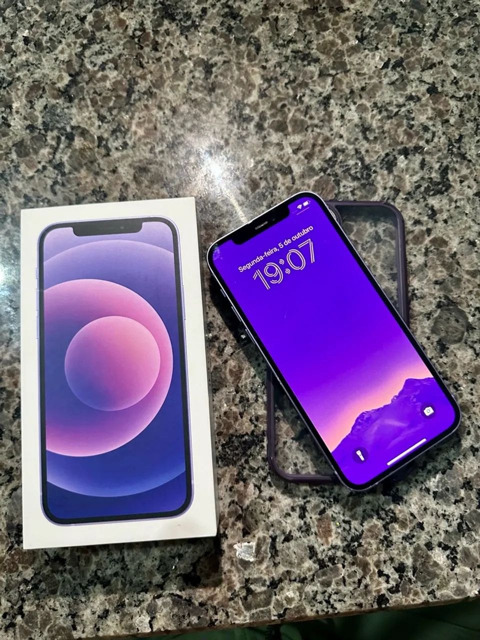 iPhone 12 Purple - 128gb seminovo. - Foto 2