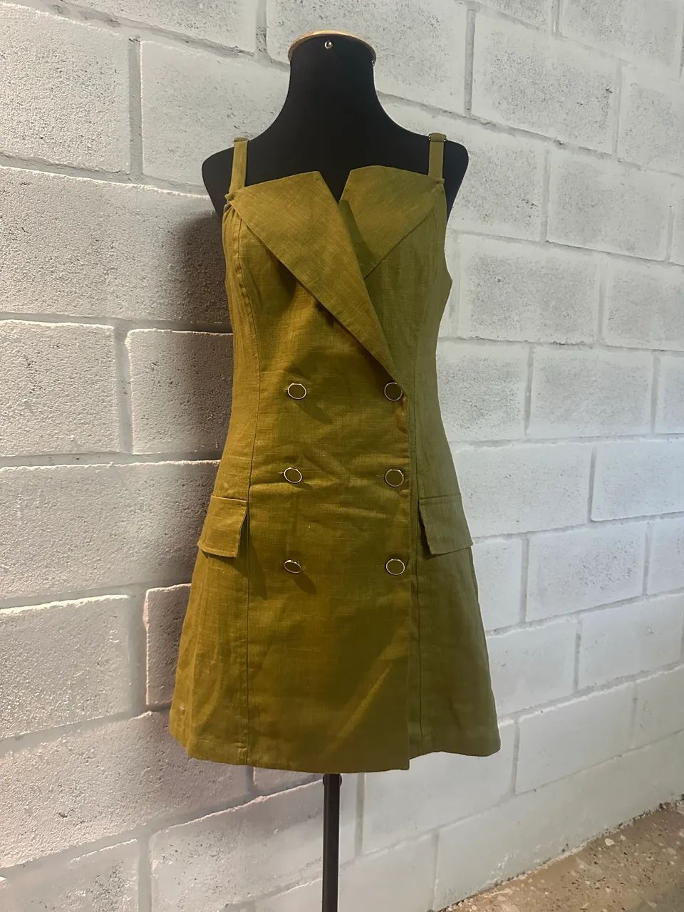 Vestido verde curto