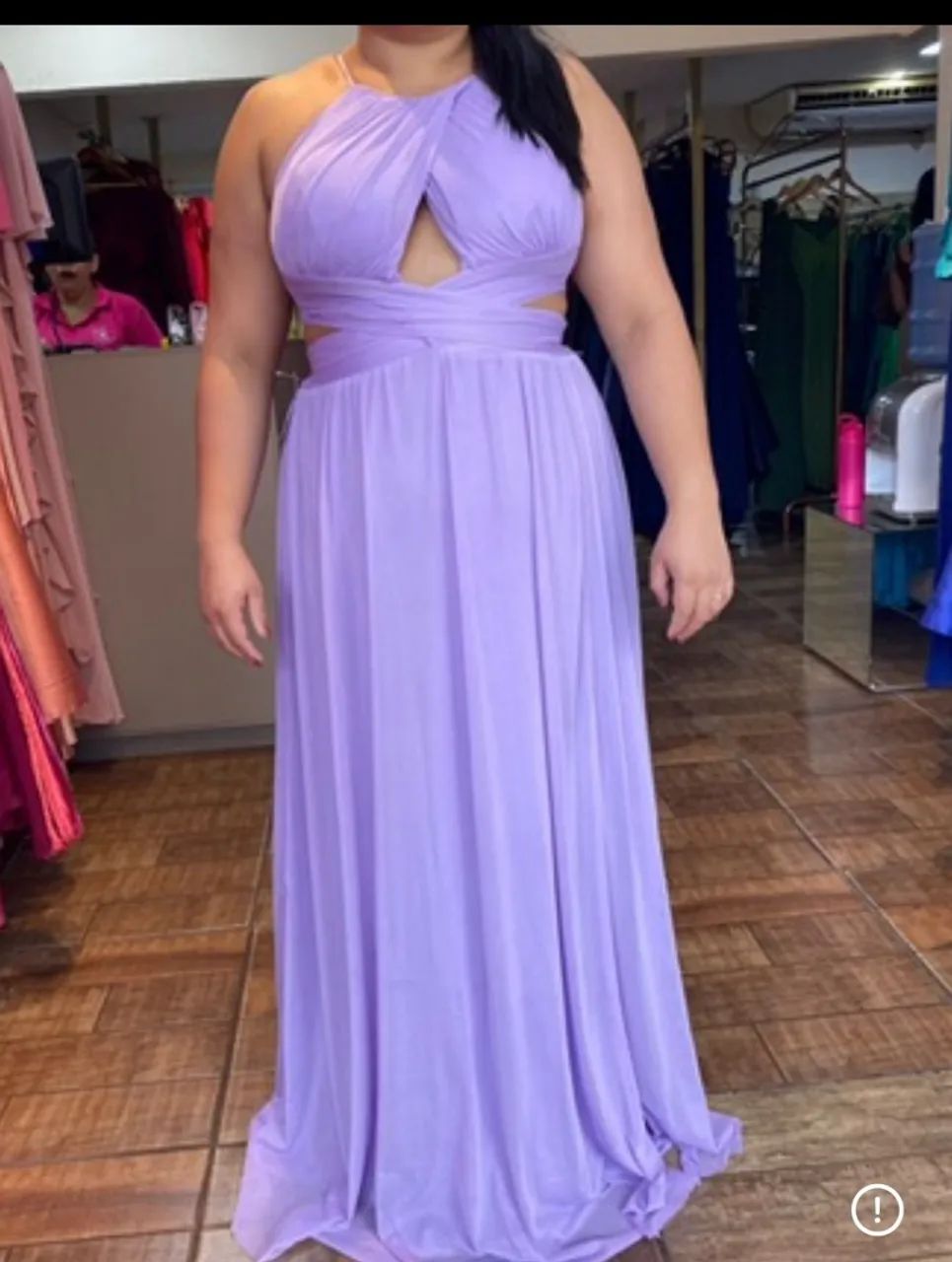 Vestido lilás tamanho M 