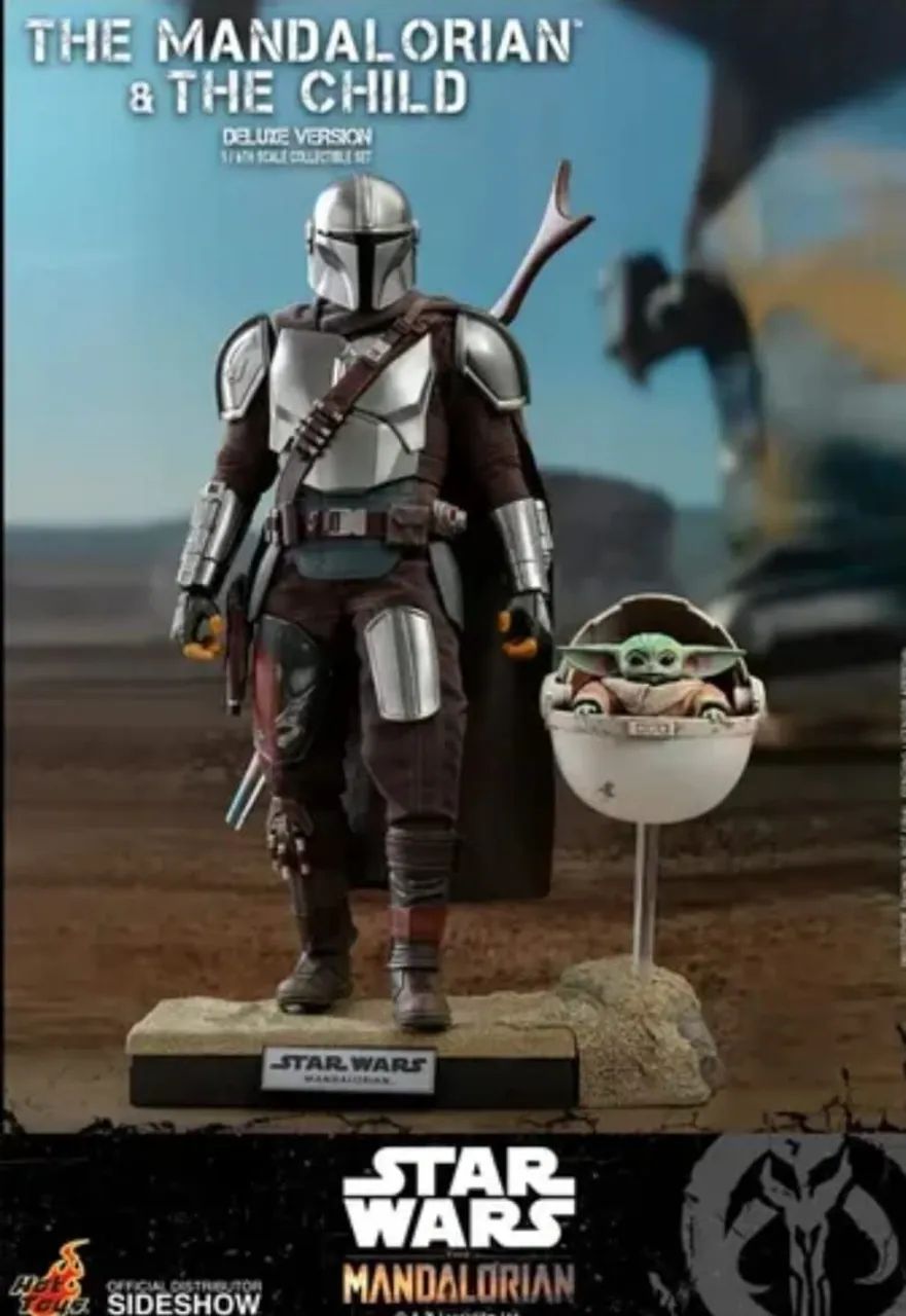 Hot toys Mandalorian e Grogue The Child deluxe lacrado TMS015 star