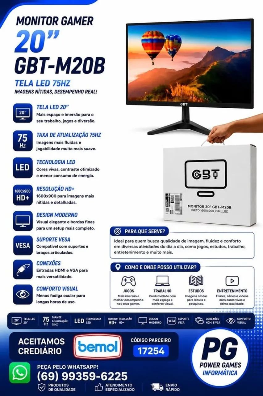 MONITOR NOVO SOMOS LOJA - Foto 2