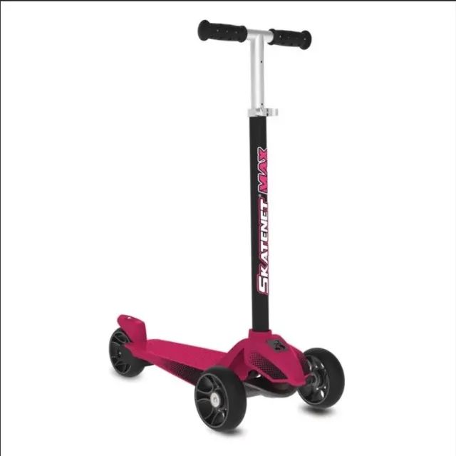 Patinete Skatenet Max - Rosa e Preto - Bandeirante em ótimo estado