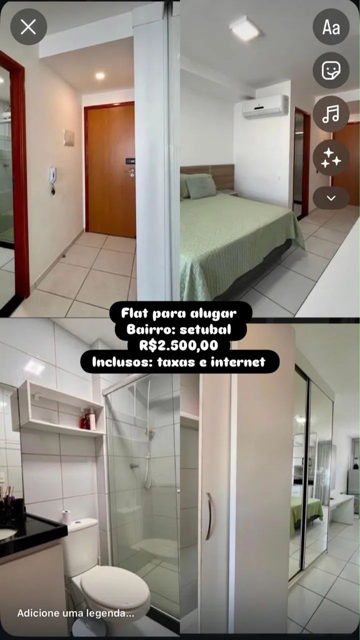 Alugo Flat BV 2.500,00 mobiliado ( incluso taxas)